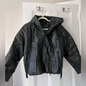 Zara Black Leather Jacket